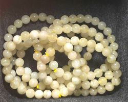Lybisches Wüstenglas Armband 8mm 💛🏜️