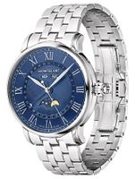 NEU- Montblanc Star Legacy Blue Full Calendar 42 mm MB130968