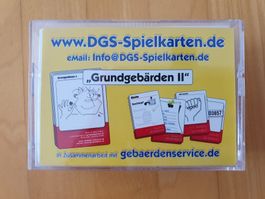 Spiel- und Übungskarten Grundgebärden ll (DGS)
