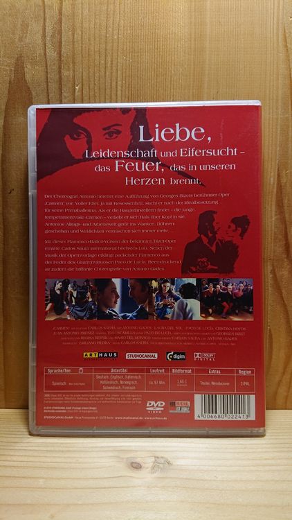 CARMEN DVD mit Antonio Gades und Laura del Sol (Gebraucht) in ...
