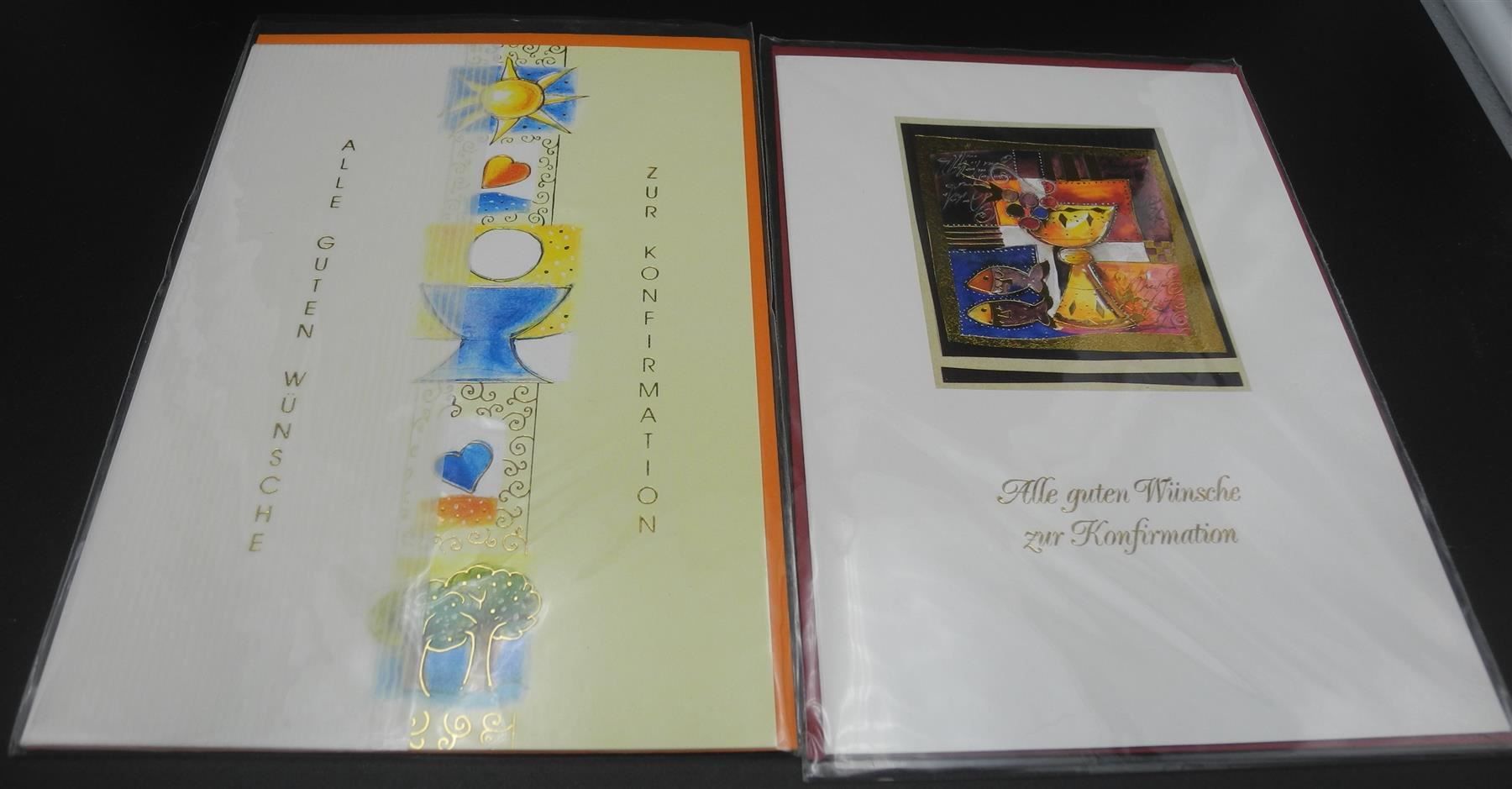 Cartoline: 4 Konfirmationskarten, Nr. 313 – Nuovo e nell'imballaggio originale da Kottwil venduto da Crazyrolf 3