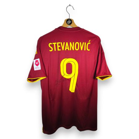 Original 2025-26 Servette Home Trikot SIGNED Stevanović