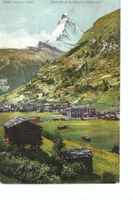 Zermatt et le Cervin, Matterhorn, 1908