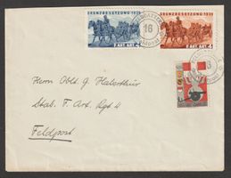 Artillerie Nr. 28/1, 45/1 + 46/1 Brief