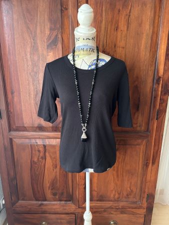 OPUS Slim Feines Rippshirt neuwertig