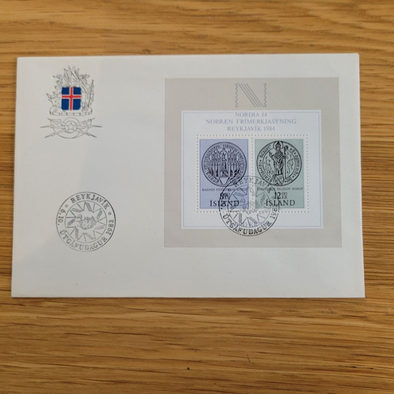 Tous les timbres: FDC Mit Kleinbogen Nordia 84 – D'occasion à Biel/Bienne par Destockweb