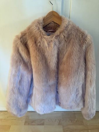 Damen Kunstpelz Jacke Patrizia Pepe 42 rosé neuwertig