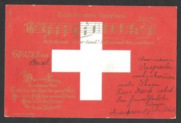 Patriotische Karte mit Lied Rufst Du mein Vaterland