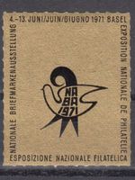 Vignette Naba Basel 1971,  ABC-Kat.-Nr. 1971.0012.b