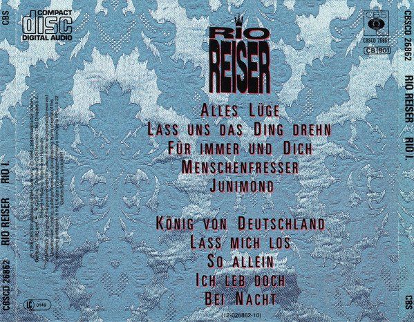 CDs: CD Rio Reiser - Rio I. (1986) – Gebraucht aus Möriken AG von mineralia 1