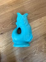 Gluggle Jug Fischkrug türkis 28 cm, neu, handmade England
