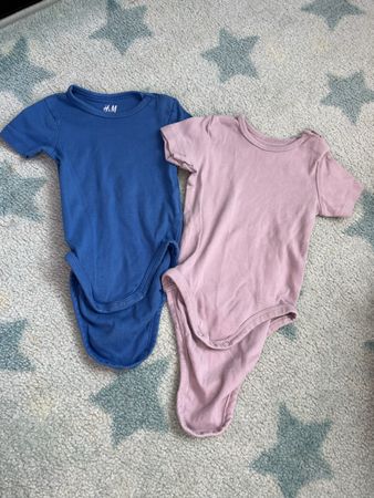 2 x Body kurzarm H&M Grösse 68