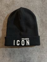 Dsquared2 Icon Wollmuetze Schwarz - Warm durch den Winter!