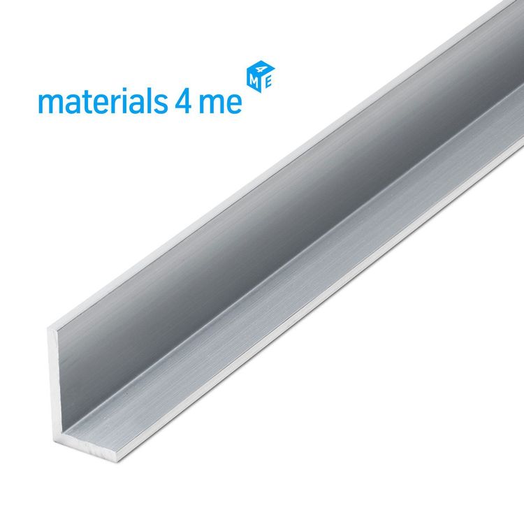 Aluminium Winkelprofil 80x50x6x1500mm - EN AW-6060 T66 Walzblank Für DIY & Bauprojekte