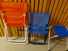 Tente camping Coop tapis, 4 chaises pliables plage jardin