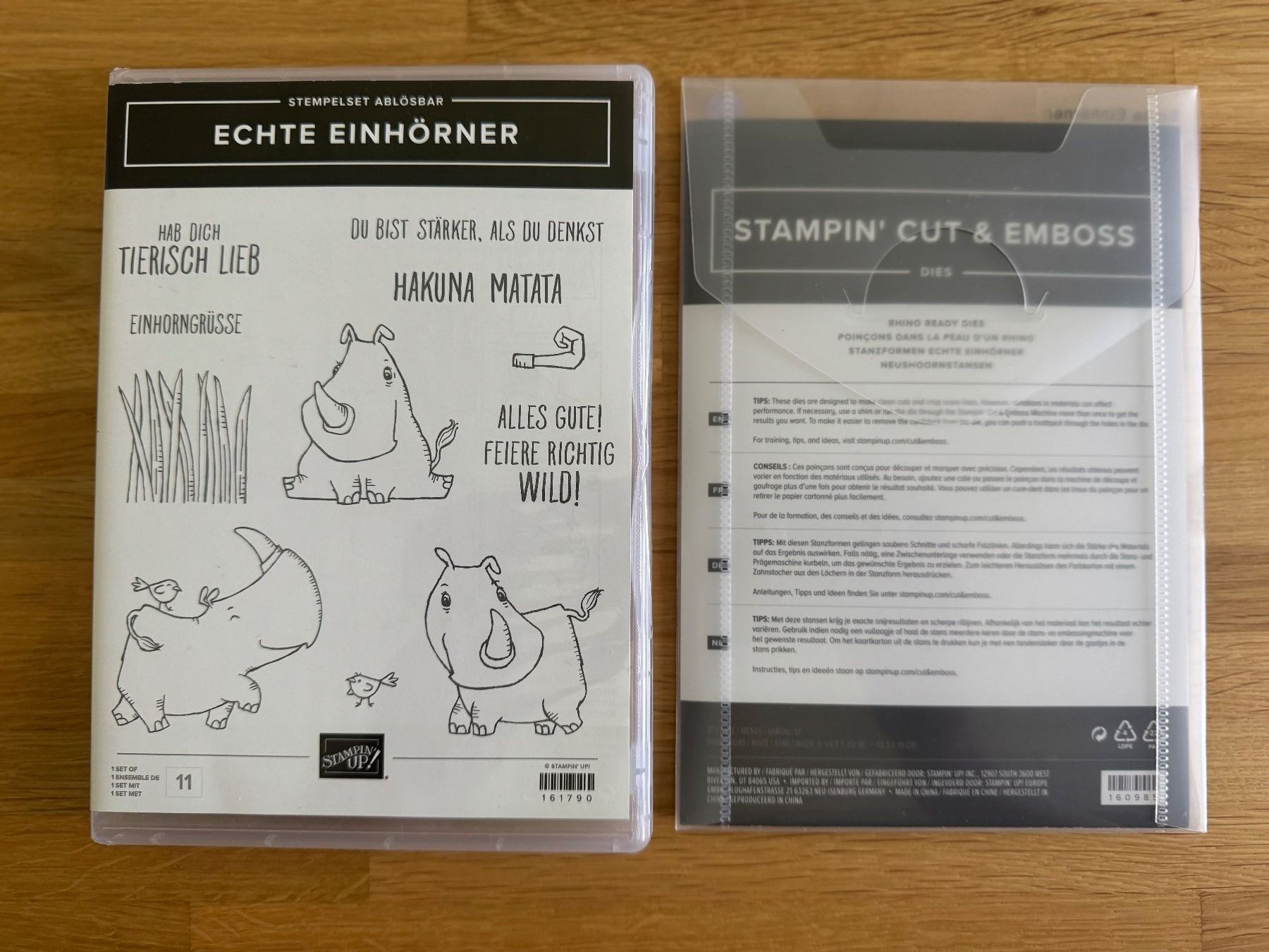 Stampin' up! Stempel: Echte Einhörner + Stanzformen von Stampin Up / A – Gebraucht aus Neukirch (Egnach) von muolen