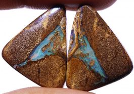 Australischer Boulder Opal Paar 32.80Cts