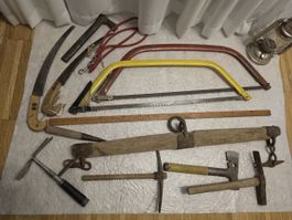 Werkzeug Konvolut diverse Handwerkzeuge gebraucht