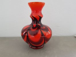 Vase Florence opaline 70 art déco design Italia vintage rare