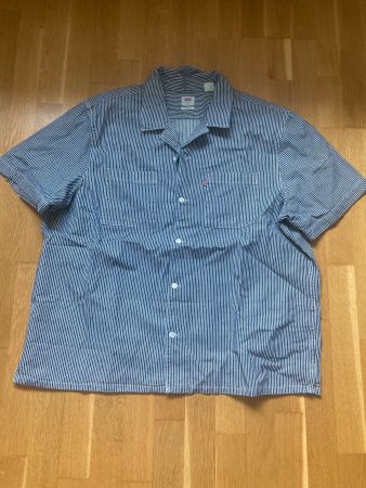 Hemd mit streifen bleu weiss Levis, XL, neu (nie getragen)