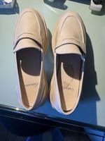 Halbschuhe in Beige - neuwertig, Grösse 39