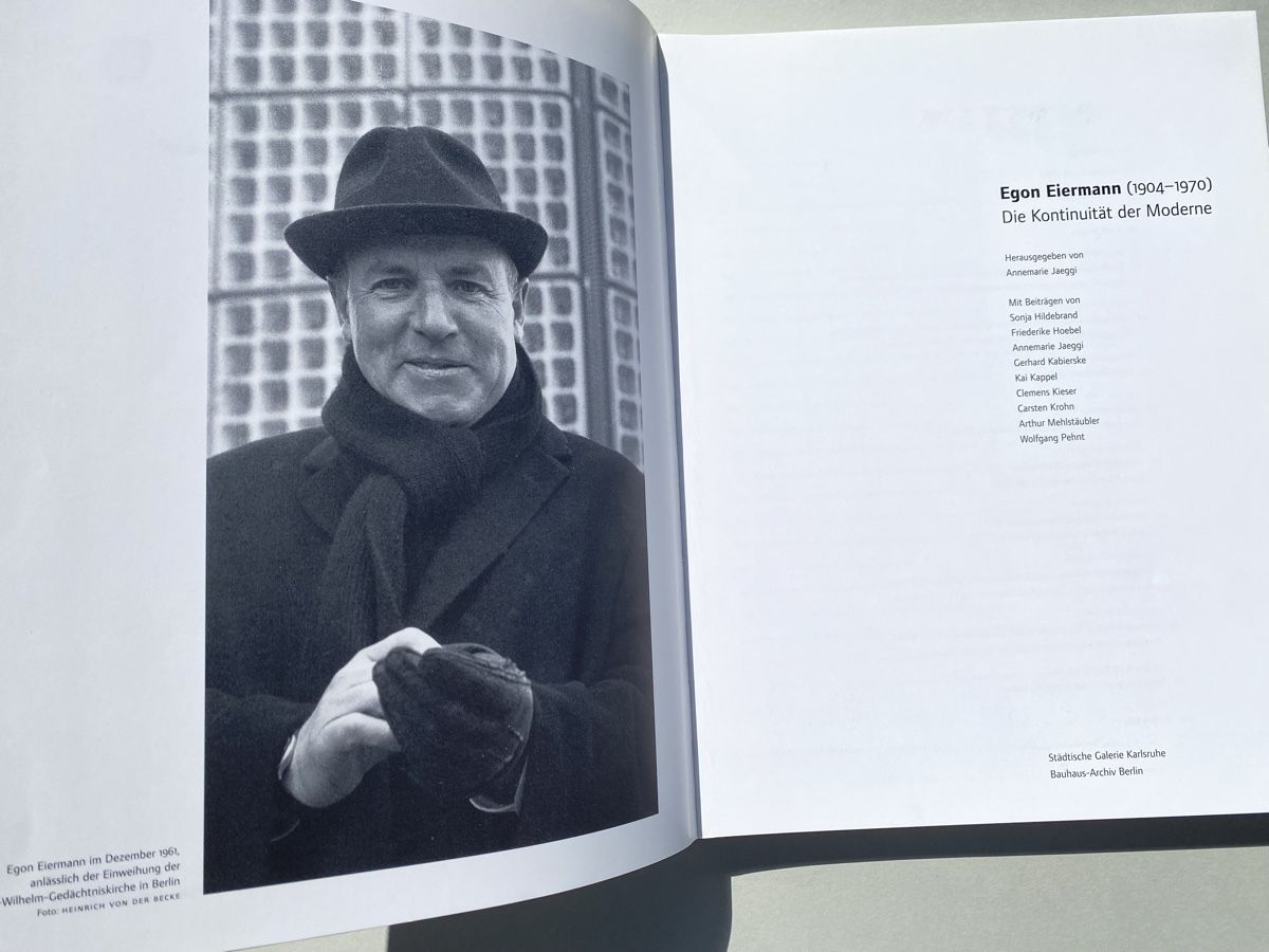 Libri: Egon Eiermann, Architecture  & Design, 1904-1970 Bauhaus – Usato da Zürich venduto da lesgarcons 1
