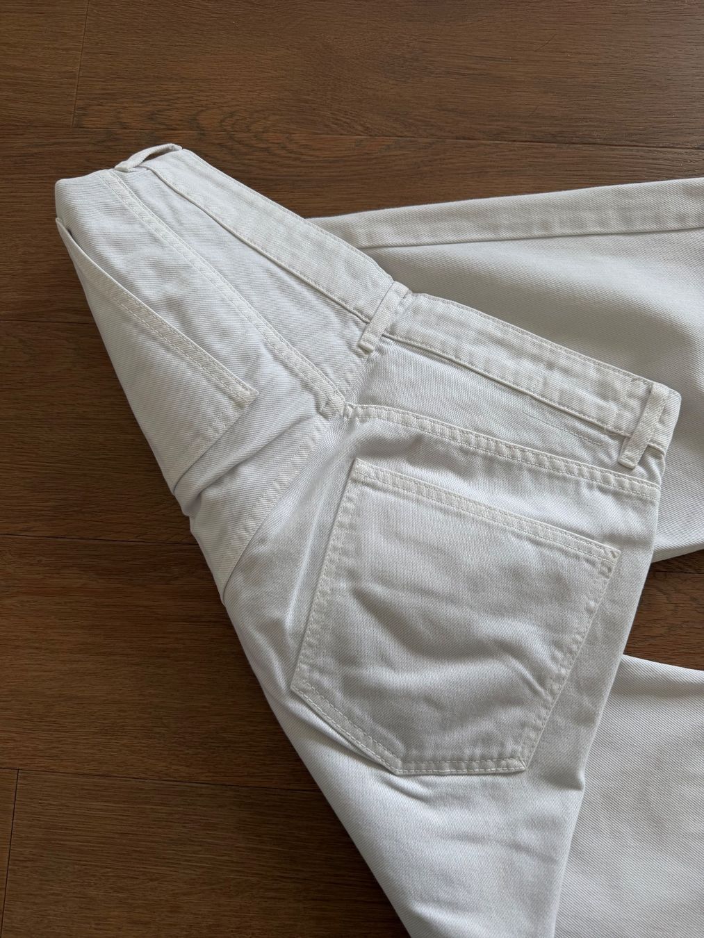 Massimo Dutti Hosen: Massimo Dutti Wide-Leg Jeans weiss – Gebraucht aus Staufen von am_clothing 4