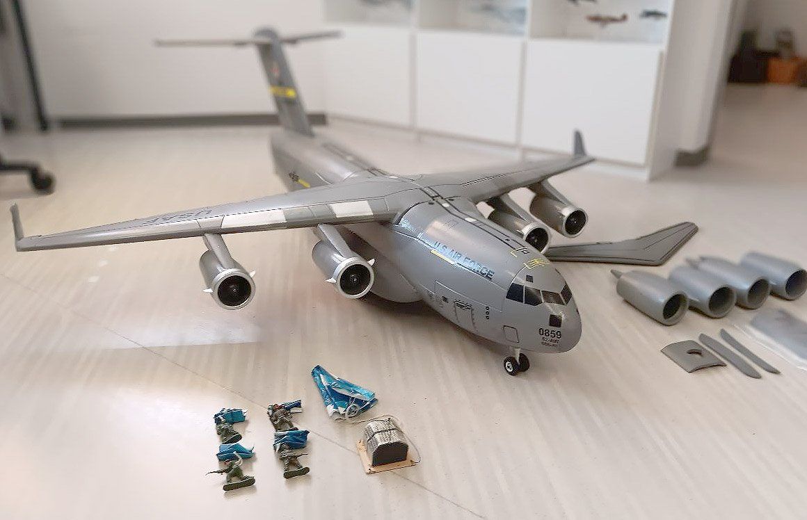 Modellismo RC: C17 Globalmaster 1410mm Spw. mit Heckklappe – Usato da Eschlikon TG venduto da Mitjet 3