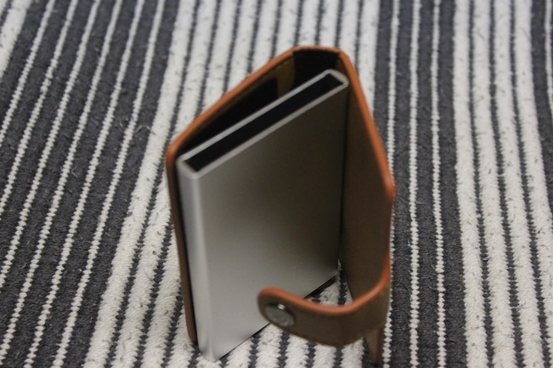 Portafogli: Dunkel Braun RFID Block Leder Karte etui – Nuovo (secondo la descrizione) da Kirchdorf AG venduto da Aarereussshop 6
