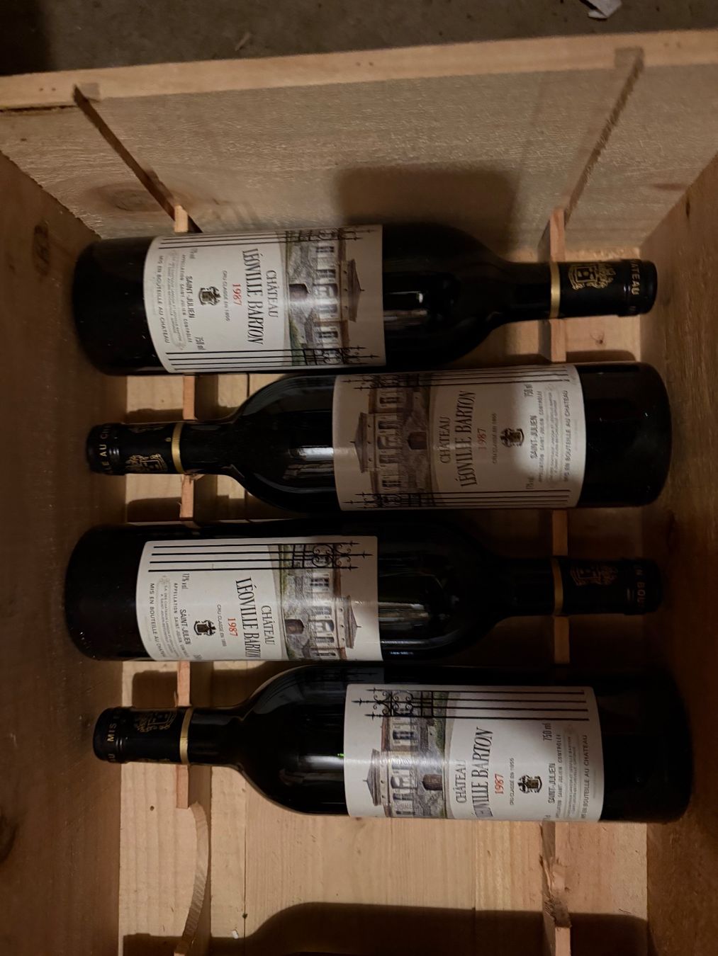 Vino: Château Léoville Barton 1987 Saint-Julien – Nuovo (secondo la descrizione) da Roche VD venduto da avediscipule 6