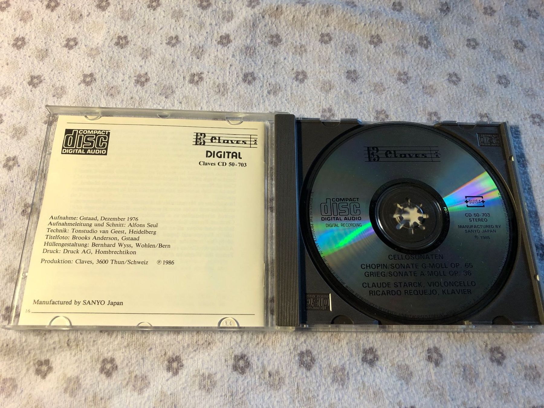 CD: Chopin & Grieg: Cellosonaten – Usato da Schübelbach venduto da Bemafaja 2
