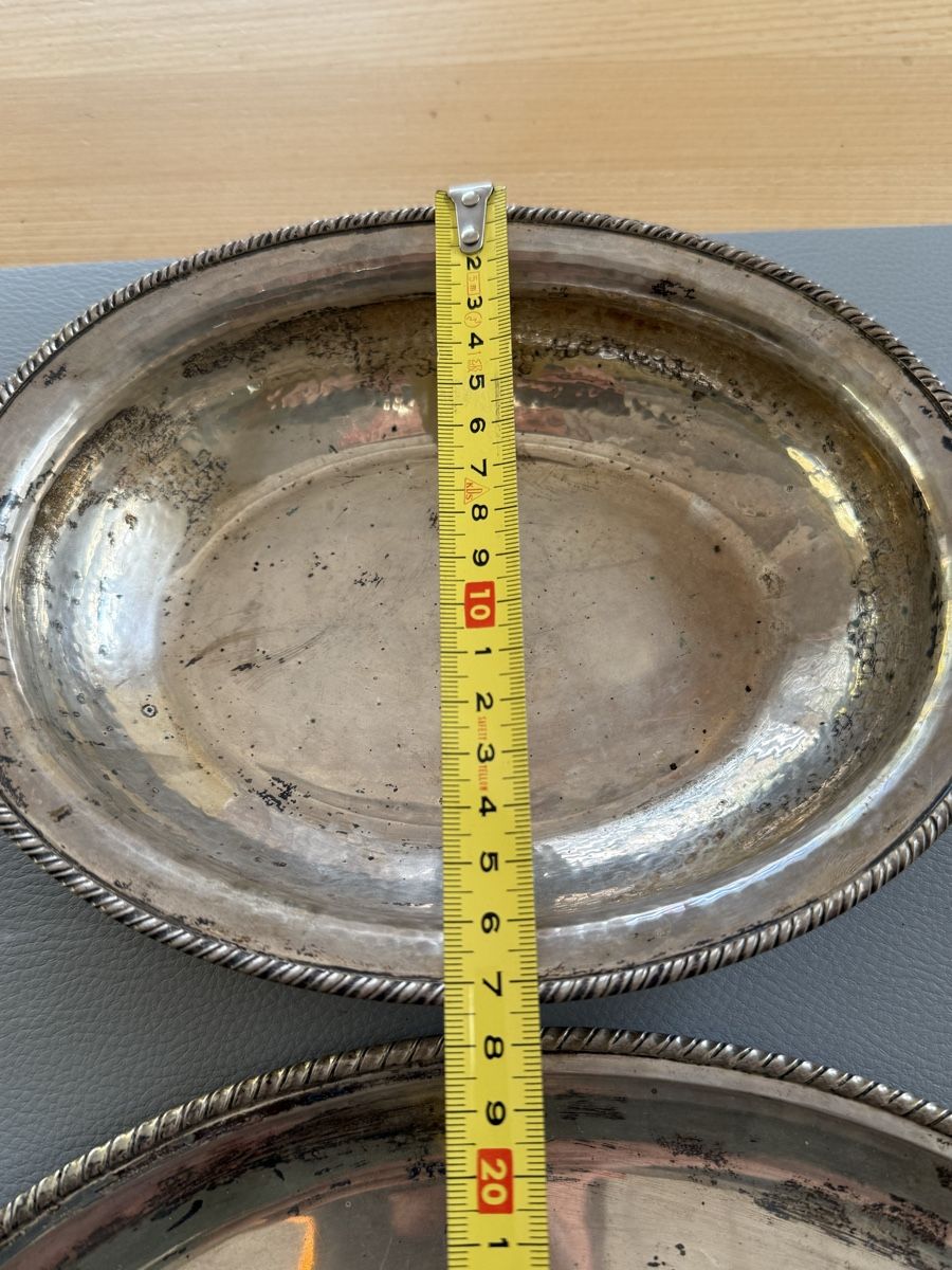Piatti di portata: Vintage 800 Silber Schalen, Serviertablett mit Rand – Usato da Affoltern am Albis venduto da jonas1009 2