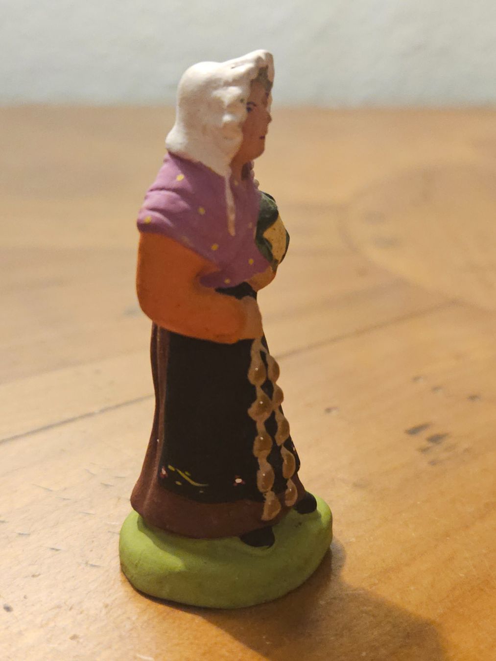 Statuette: santon Carbonel vintage Mme Choux – Usato da Thônex venduto da lacomtessedesfees 3