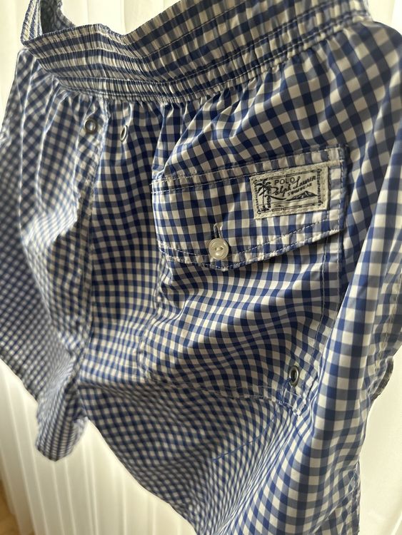 Polo Ralph Lauren Badehose, kariert, Grösse M, Top Zustand 3