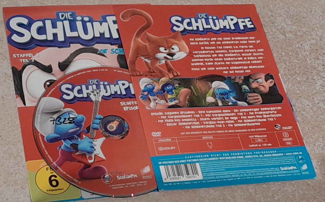 Tutti i DVDs: Die Schlümpfe DVD - Lustige Episoden! – Usato da Zürich venduto da cole15