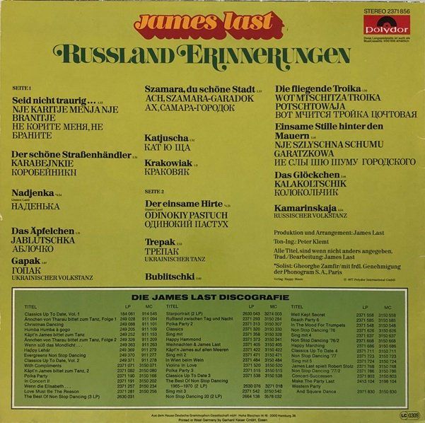 Dischi in vinile: 5x LPs James Last – Usato da Grüningen venduto da azulvinyl 4