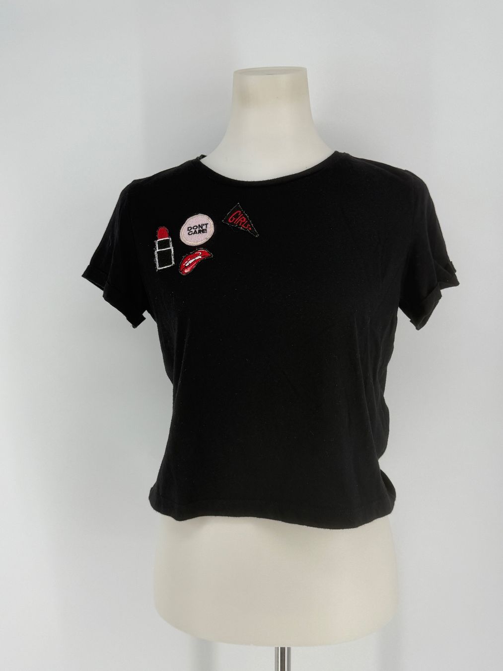 Only T-shirt: Crop Shirt Gr. L von Only – Usato da Auenstein venduto da moin.