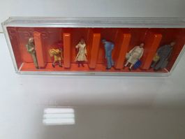 Preiser Figuren Reisende H0 1:87 Set 14133 neu