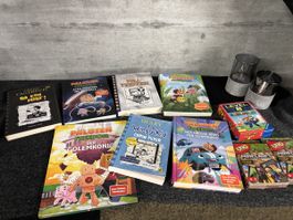 Diverse Kinderbuecher Paliten + Gregs + UNO Minecraft / L.8
