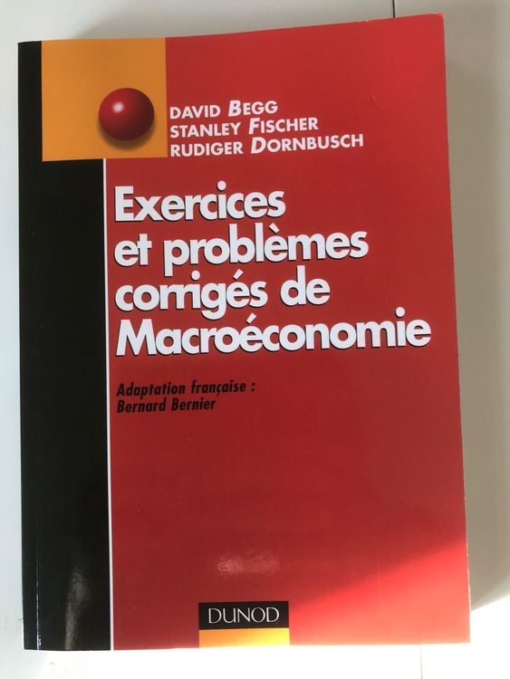 Exercices Et Corrigés De Macroéconomie | Kaufen Auf Ricardo