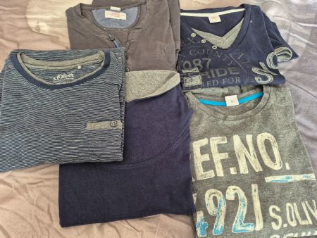 S.Oliver T-Shirts, 5er Set, Herren, Top Zustand
