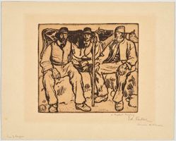 Ed. Vallet, Les trois bergers 1912