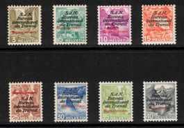 1936 BIT (DIV) Nr.39-47 mit SPECIMEN-Aufdruck *