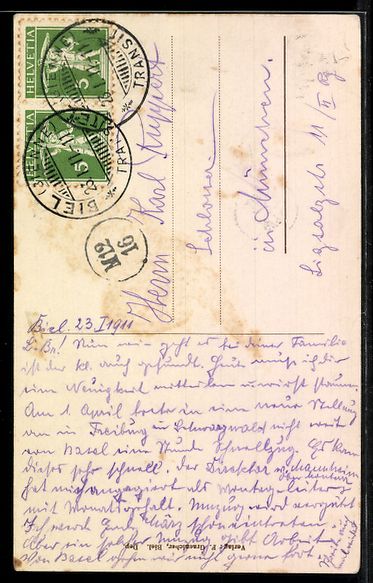 Cartes postales: AK Biel, Pavillon Felseck – D'occasion à Berlin par bartko-reher 1