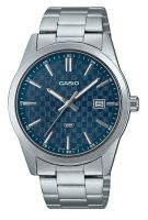⌚ Herrenuhr ®CASIO Analog Edelstahl Blau 41mm Datum NEU