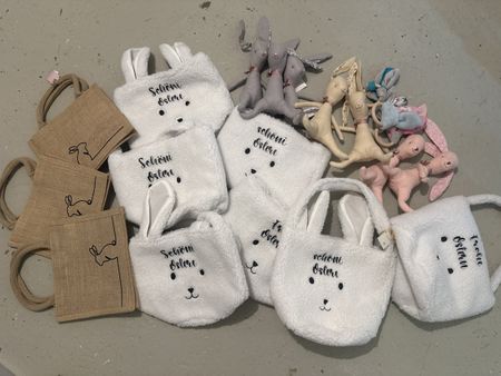 Oster Beutel Kuscheltier Motiv Hase