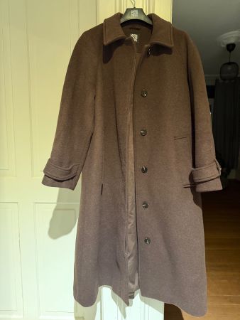 Wollmantel La Redoute Braun