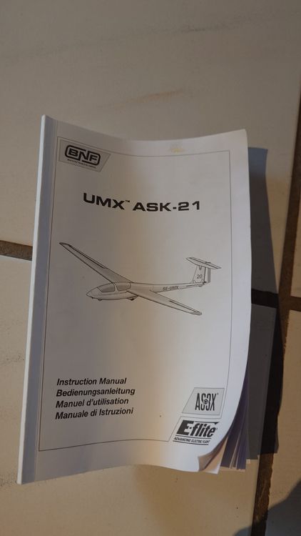 UMX ASK 21 Segelflieger | Acheter sur Ricardo