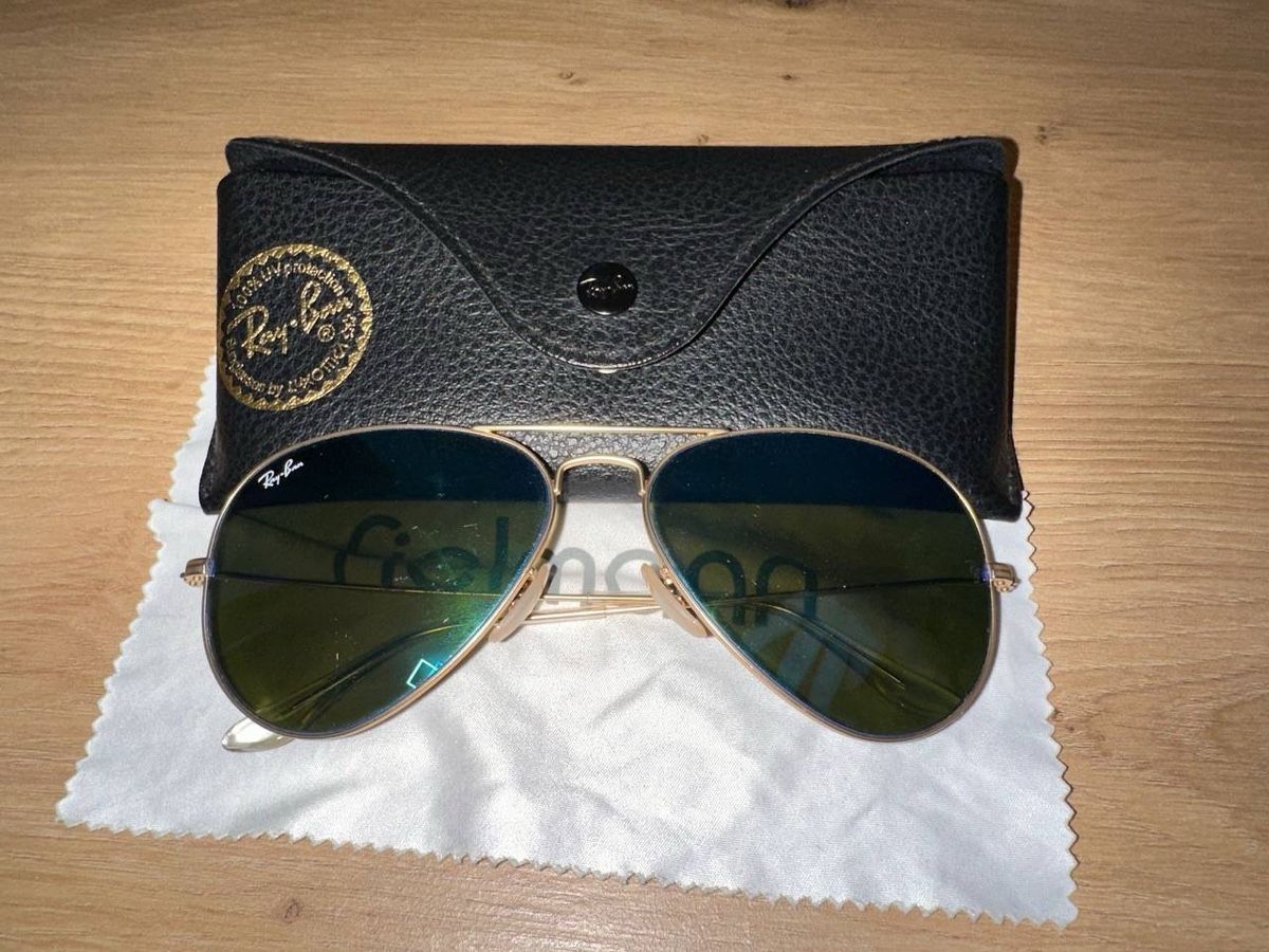 Ray-Ban Occhiali & Lenti: Ray-Ban Aviator Blau – Usato da Chur venduto da turtleneck94 1