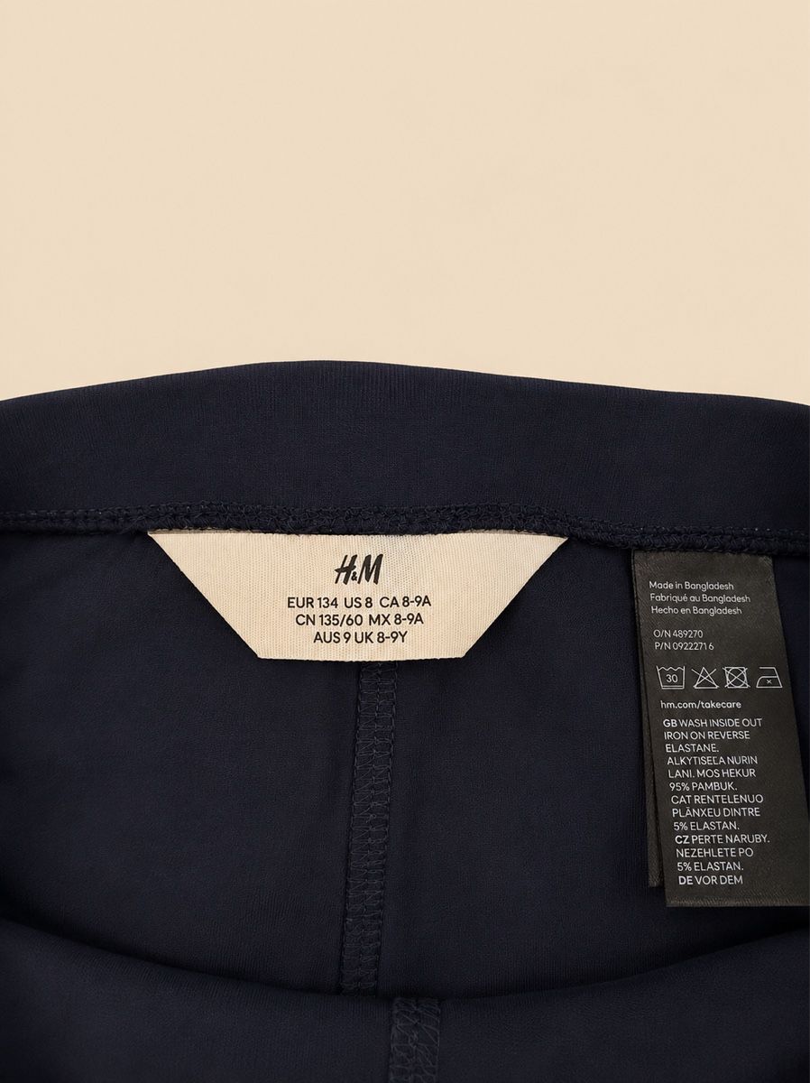 H&M Strumpfhosen & Leggings: LEGGINGS BLEU MARINE À COEURS DORÉS – Neu (gemäss Beschreibung) aus Lausanne von mar_6snp 2